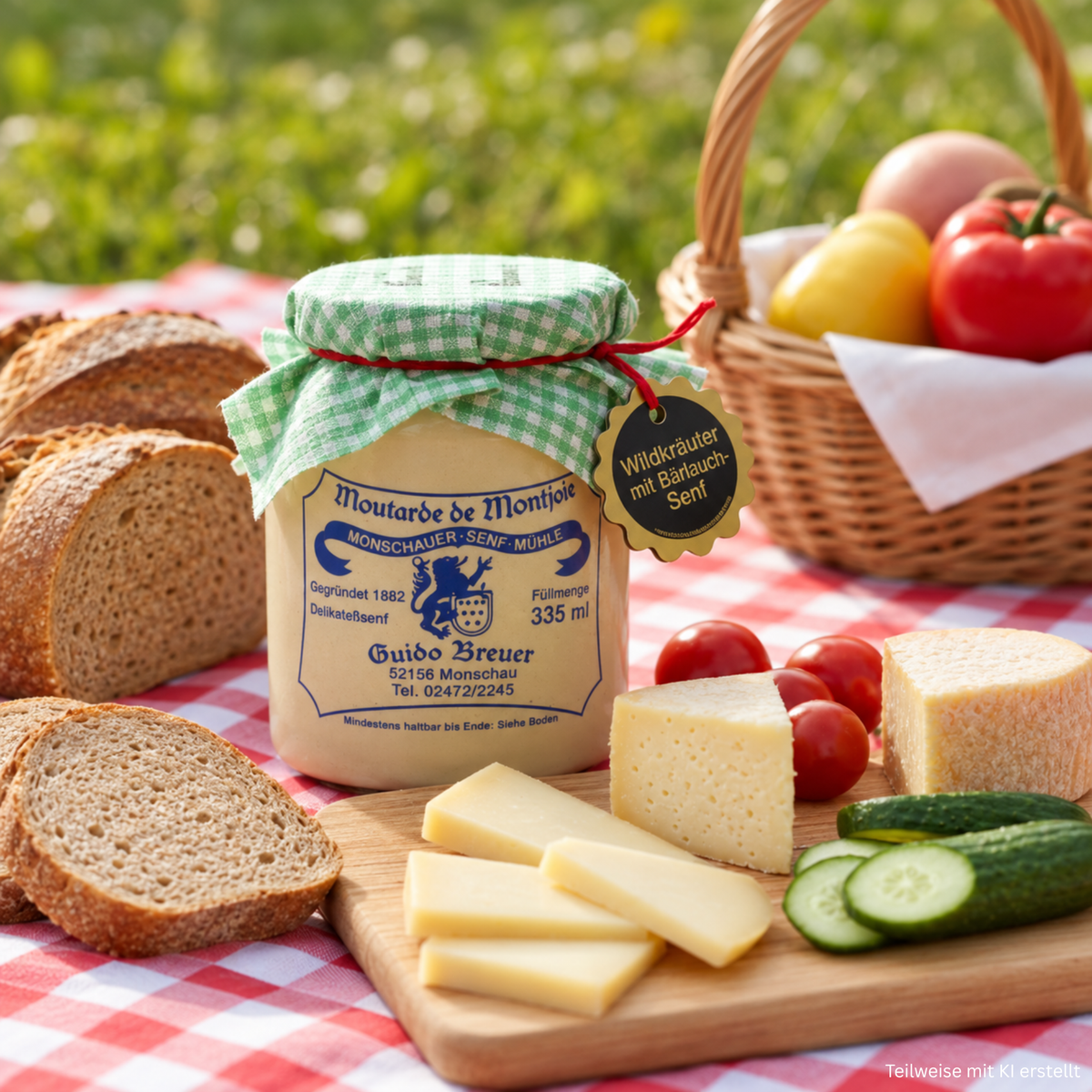 Wild herbs with wild garlic - Monschauer mustard - 100 ml