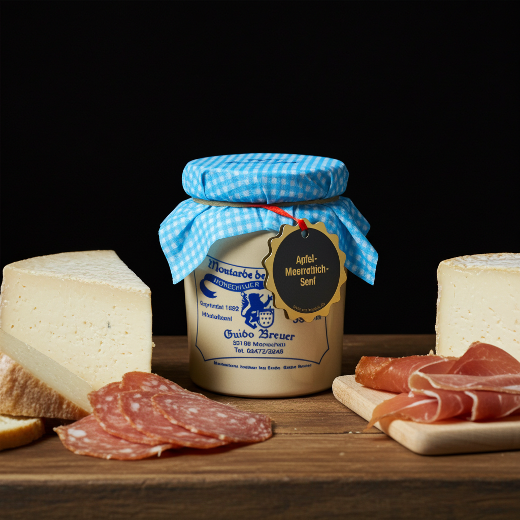 Apfel-Meerrettich-Senf Monschauer Senf Historische Senfmühle Monschau 335 ml