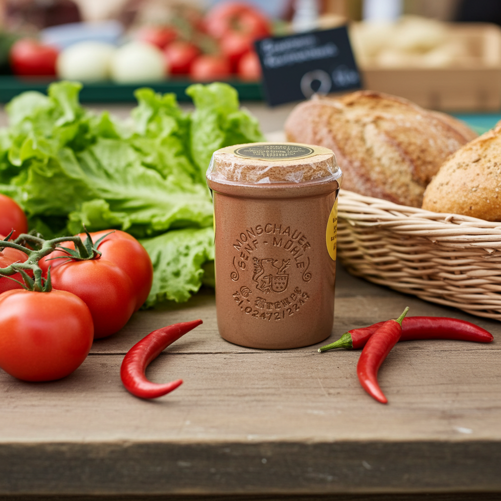 Chili-Senf Monschauer Senf Historische Senfmühle Monschau 100 ml