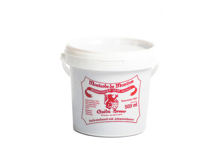 Johannisbeer-Senf - Monschauer Senf - Moutarde de Montjoie - 500 ml