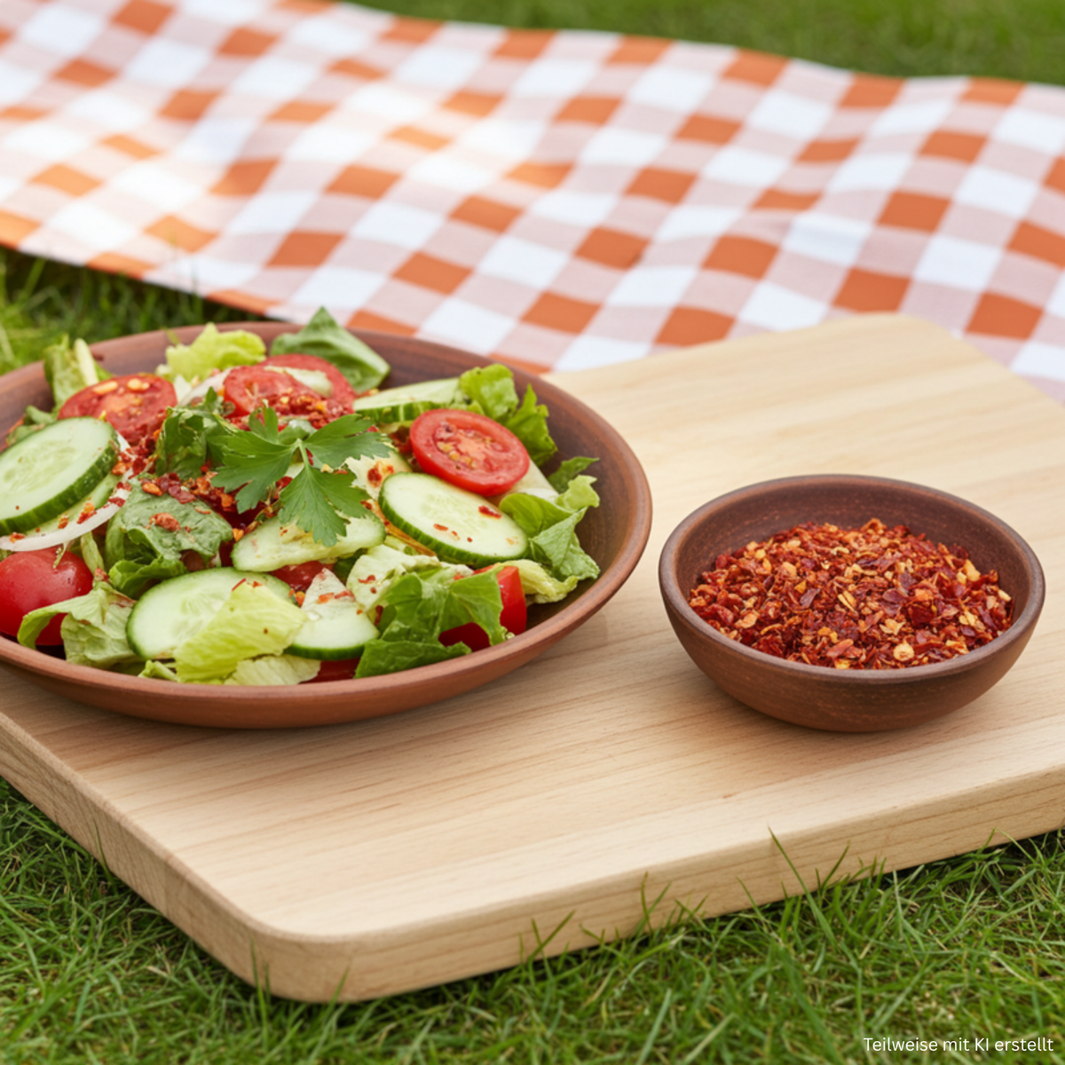 red-mild paprika flakes