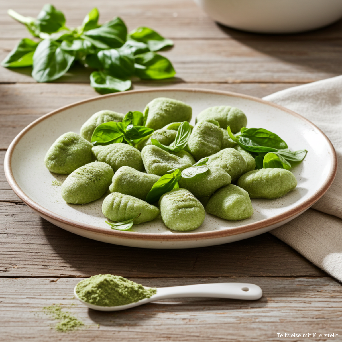 dried spinach powder