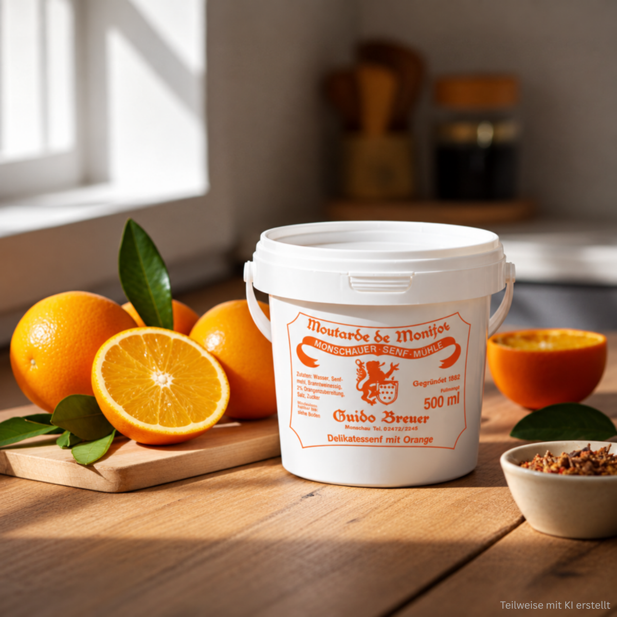 Orangen-Senf - Monschauer Senf - 500 ml