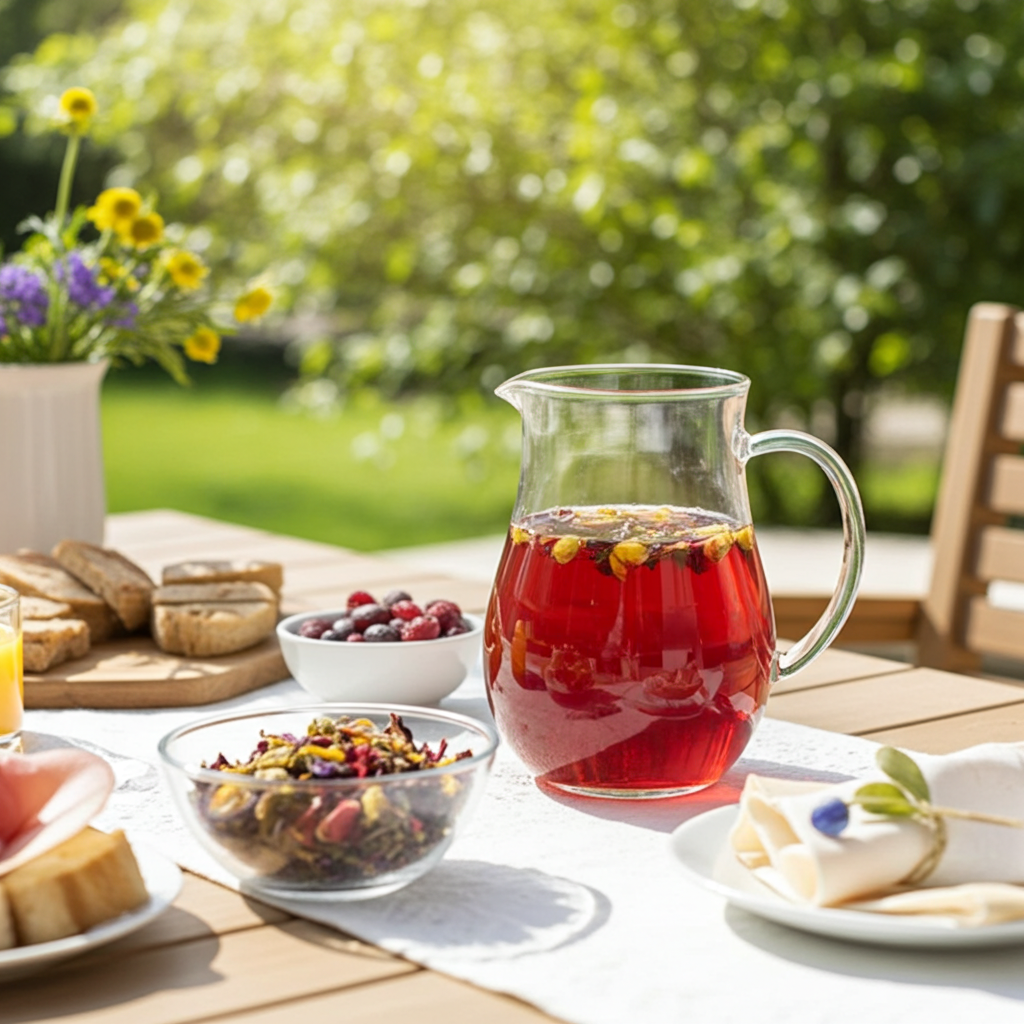 refreshing tea (herbal tea)