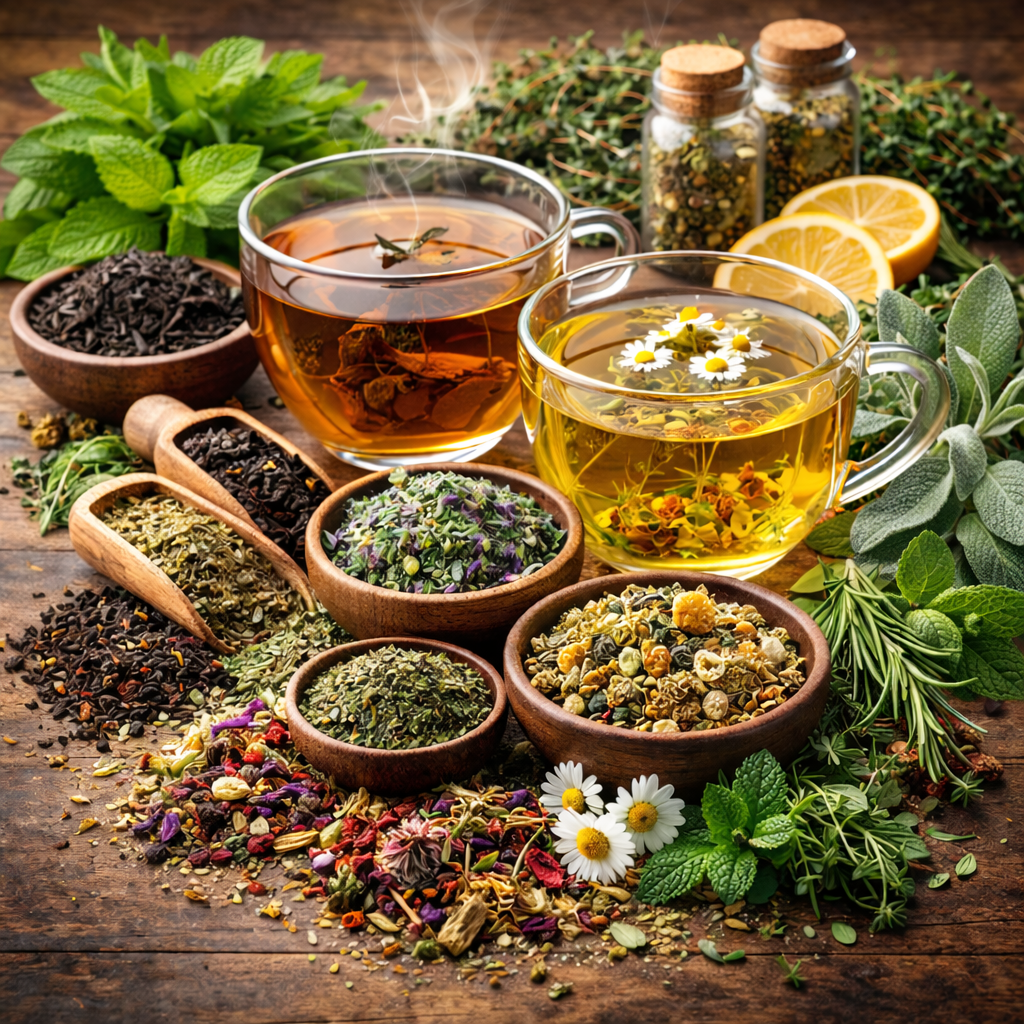 Tee und Kräutertee