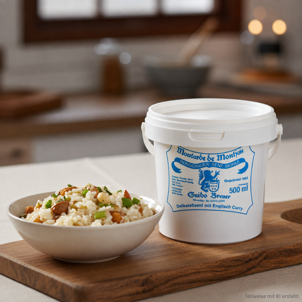 English Curry Mustard - Monschau Mustard - Moutarde de Montjoie - 500 ml