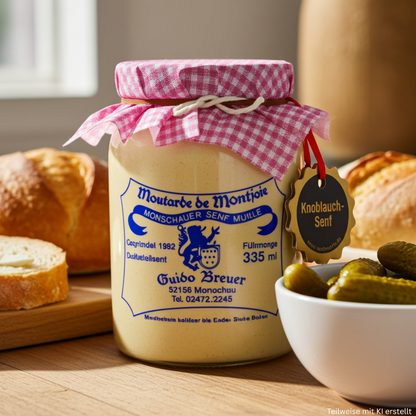 Knoblauch Senf - Monschauer Senf - 335 ml