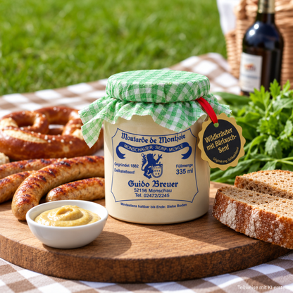 Wild herbs with wild garlic - Monschauer mustard - 100 ml