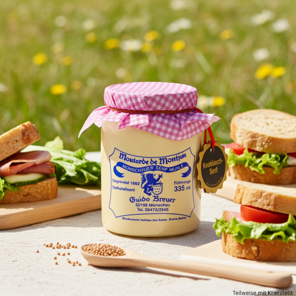 Knoblauch Senf - Monschauer Senf - 335 ml