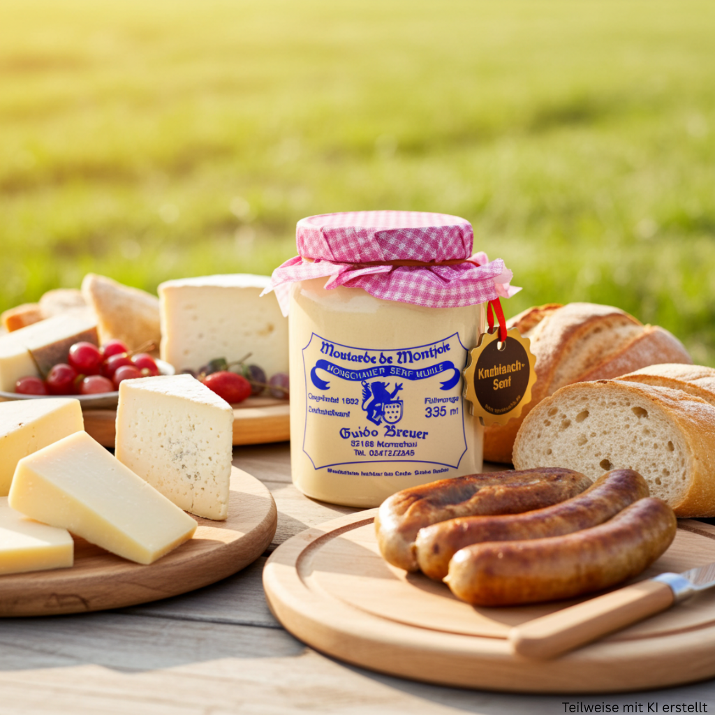 Knoblauch Senf - Monschauer Senf - 335 ml