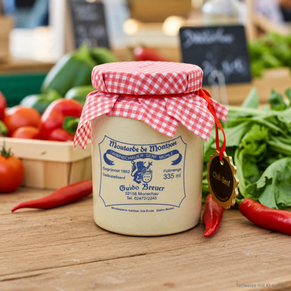 Moutarde au Chili - Moutarde de Monschau - Pot en Grès 335 ml