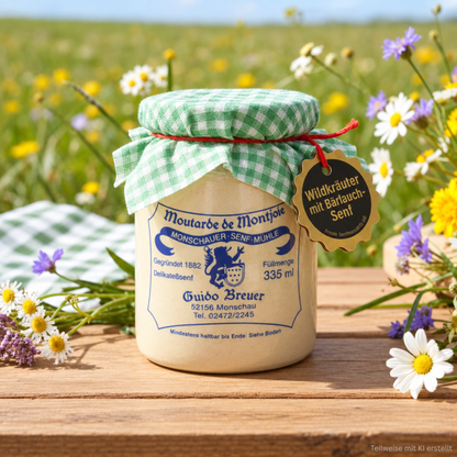 Wild herbs with wild garlic - Monschauer mustard - 100 ml