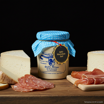 Apple-Horseradish Mustard - Monschauer Mustard - 100 ml