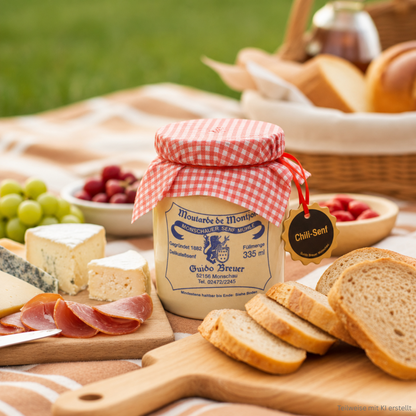 Moutarde au Chili - Moutarde de Monschau - Pot en Grès 335 ml