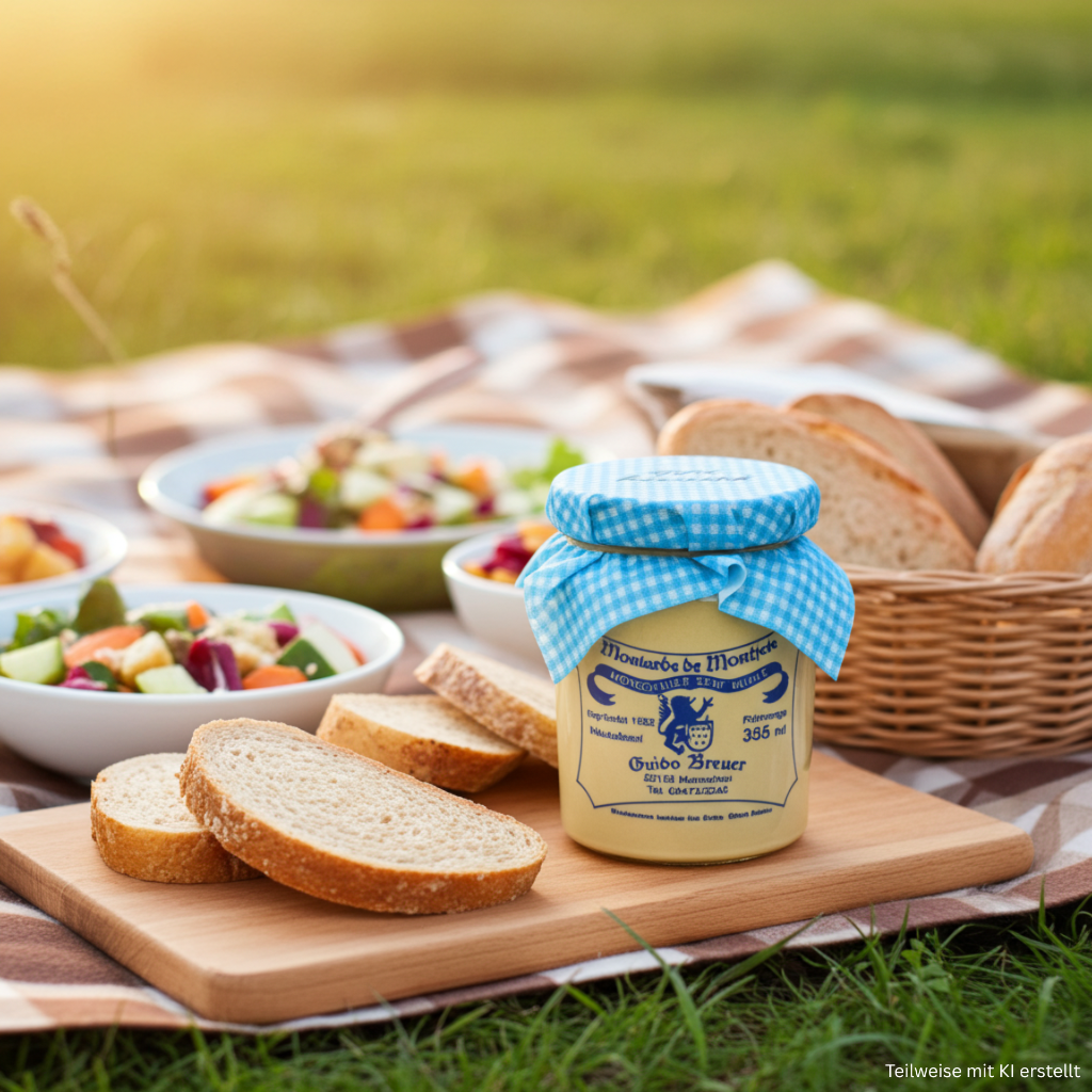 Apple-Horseradish Mustard - Monschauer Mustard - 100 ml