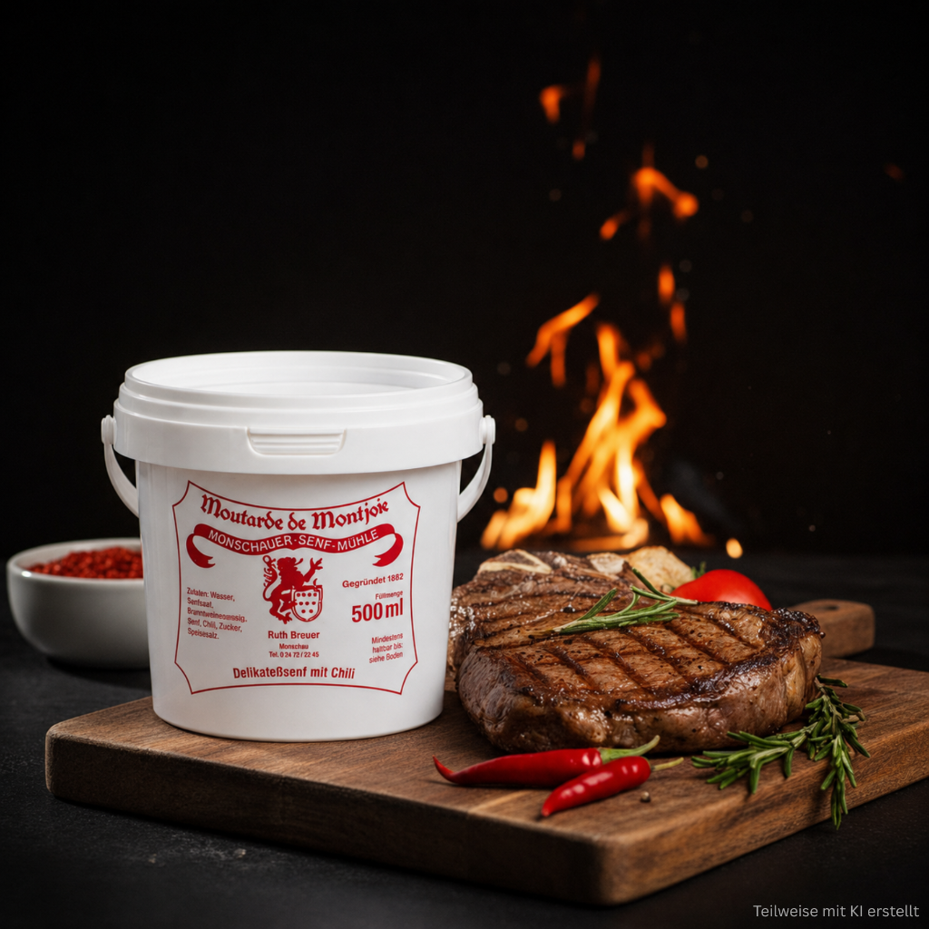 Chili Senf - Monschauer Senf - 500 ml
