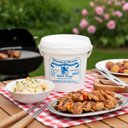 English Curry Mustard - Monschau Mustard - Moutarde de Montjoie - 500 ml