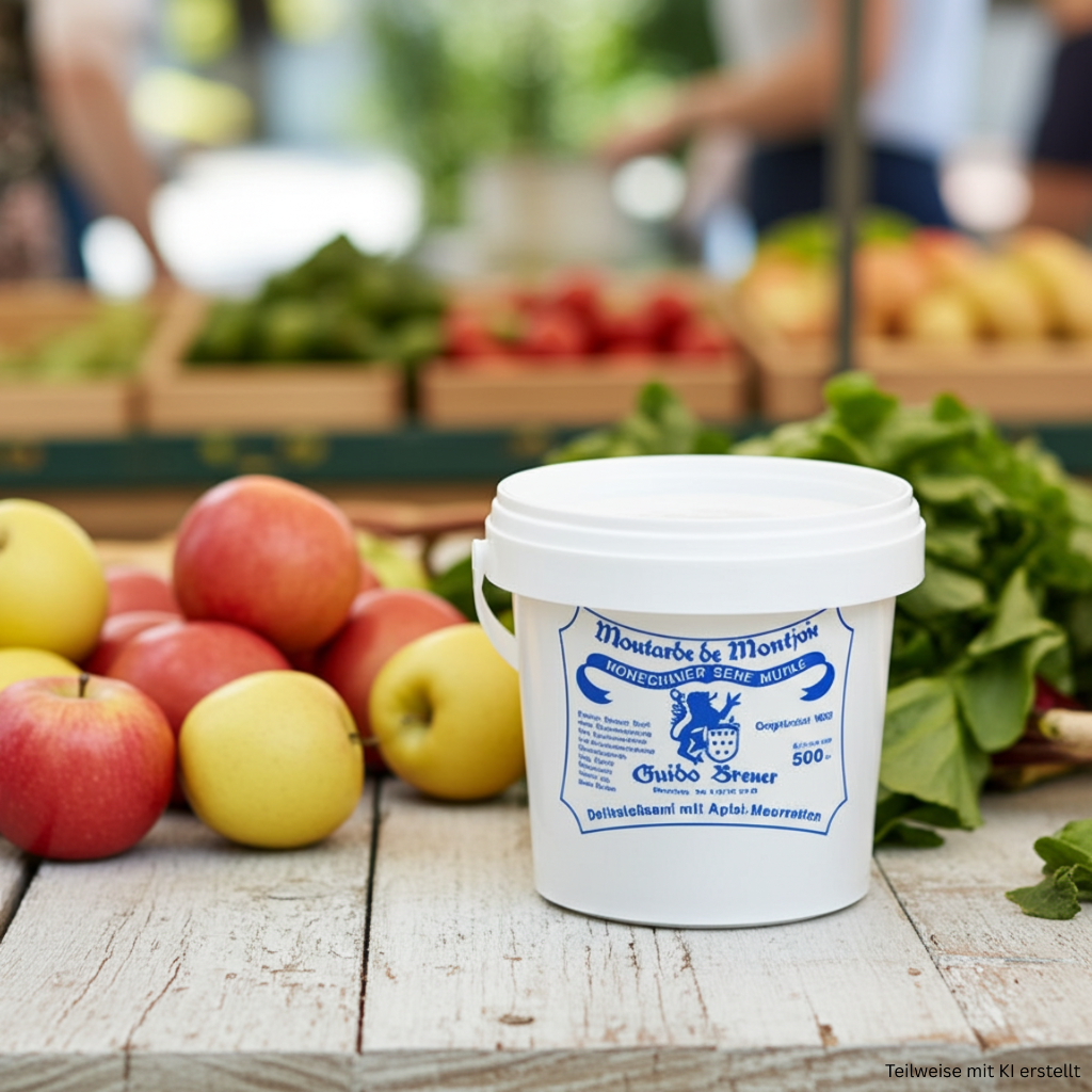 Apfel-Meerrettich-Senf - Monschauer Senf - 500 ml