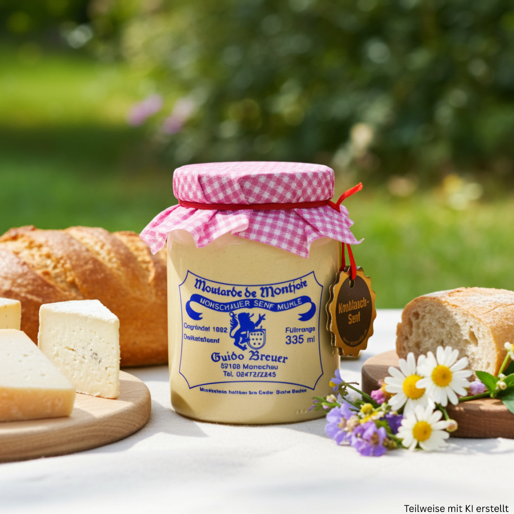 Knoblauch Senf - Monschauer Senf - 335 ml
