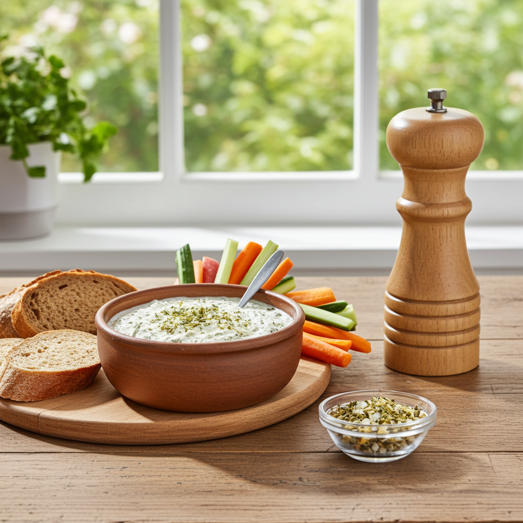 Herbal salt for the mill (spice preparation)