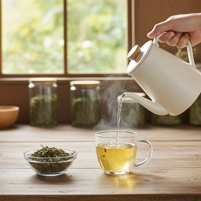 Melissenblätter geschnitten | Melissentee