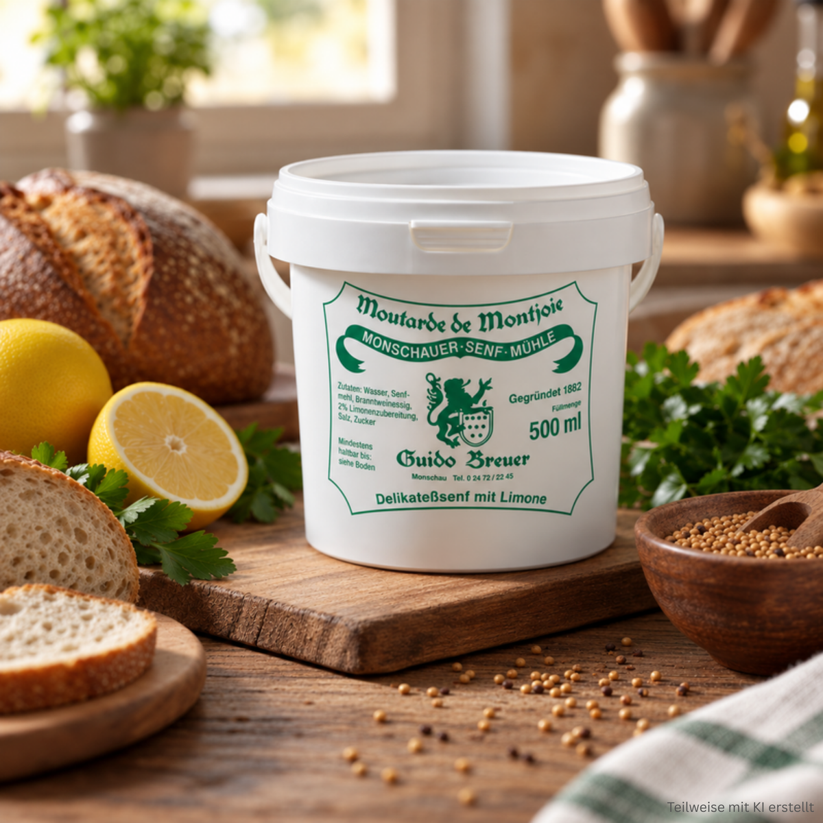 Limonen-Senf - Monschauer Senf - 500 ml