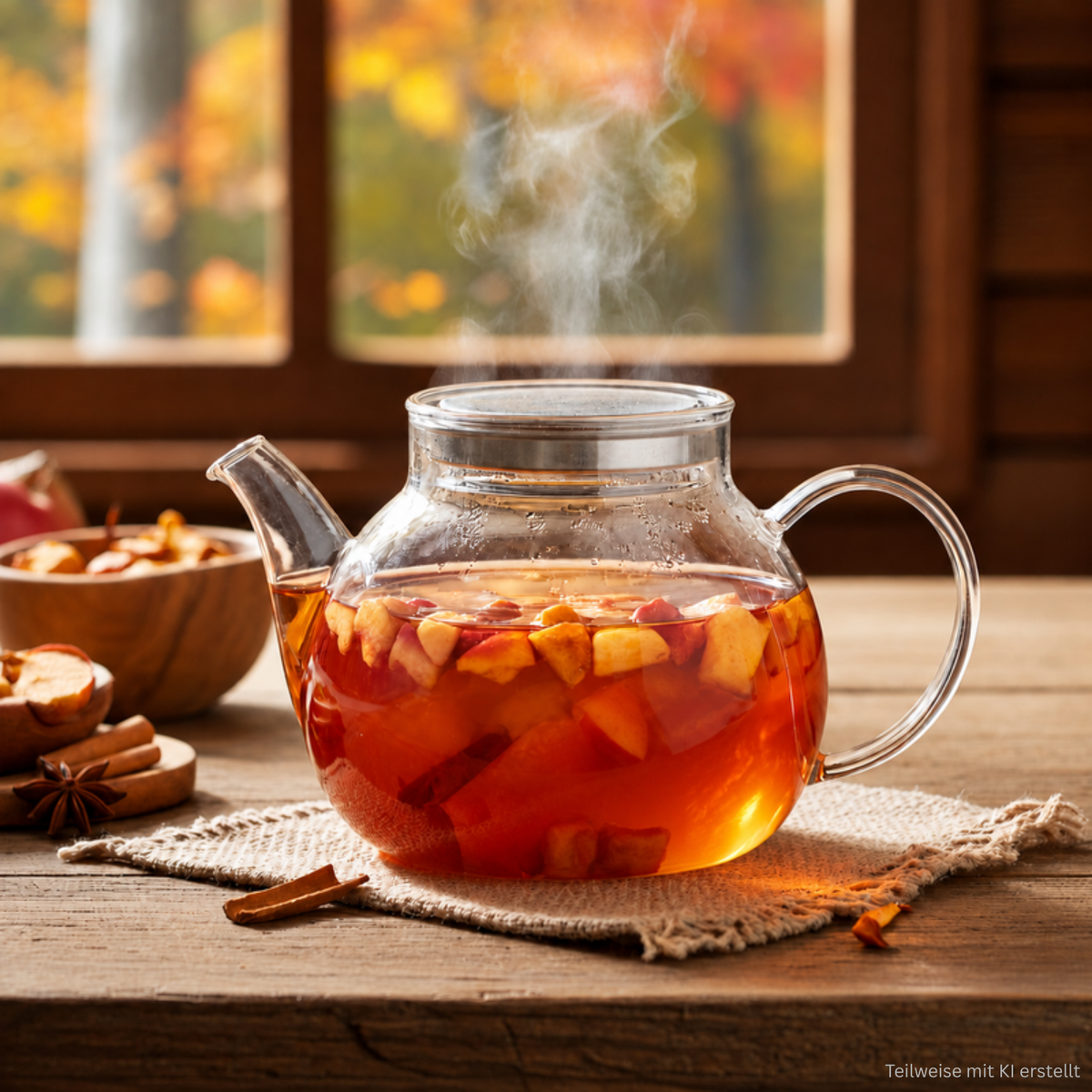 baked apple tea (fruit tea)