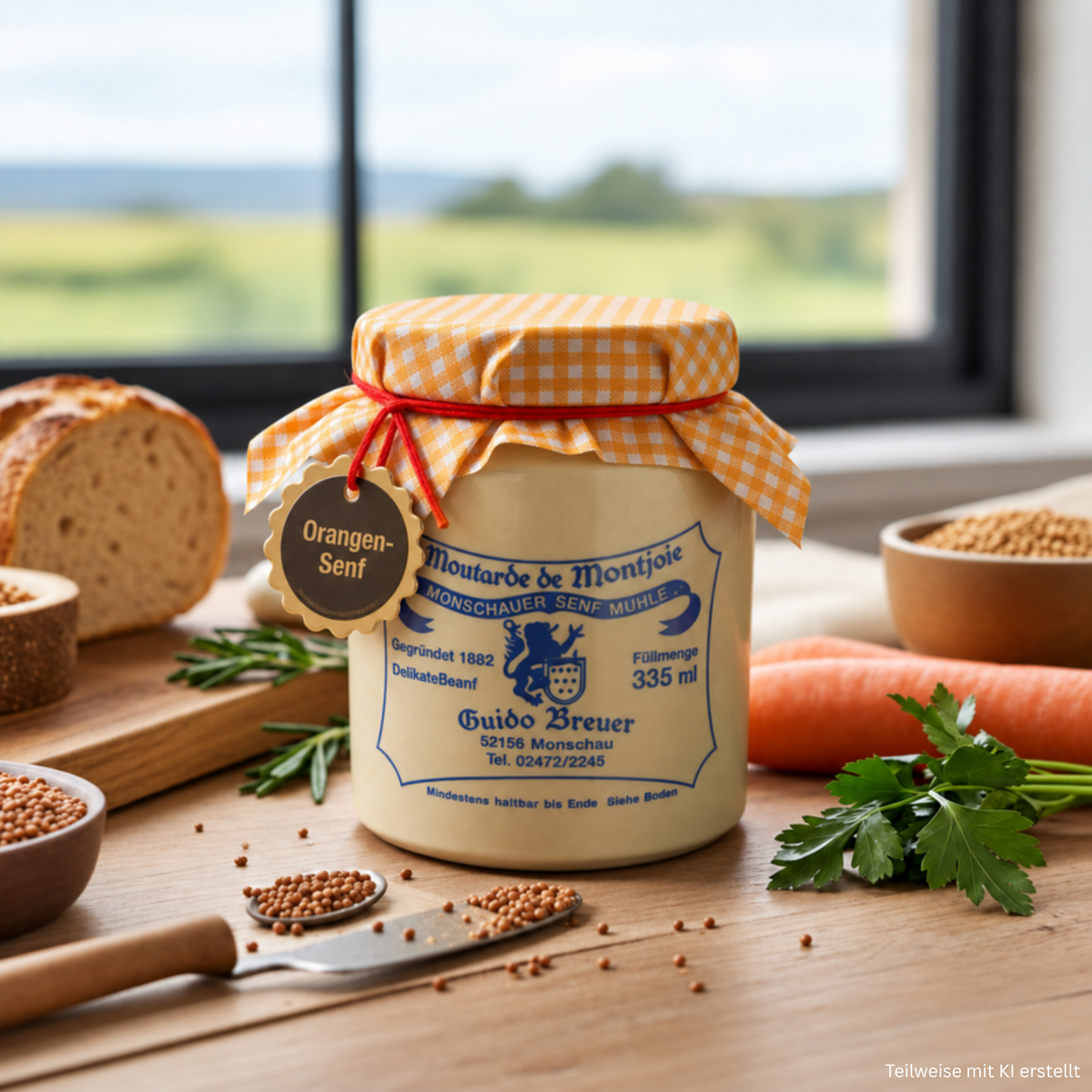 Orangen-Senf - Monschauer Senf - 335 ml
