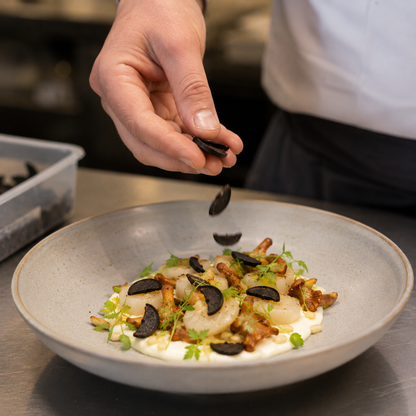 Schwarzer fermentierter Knoblauch aus Spanien