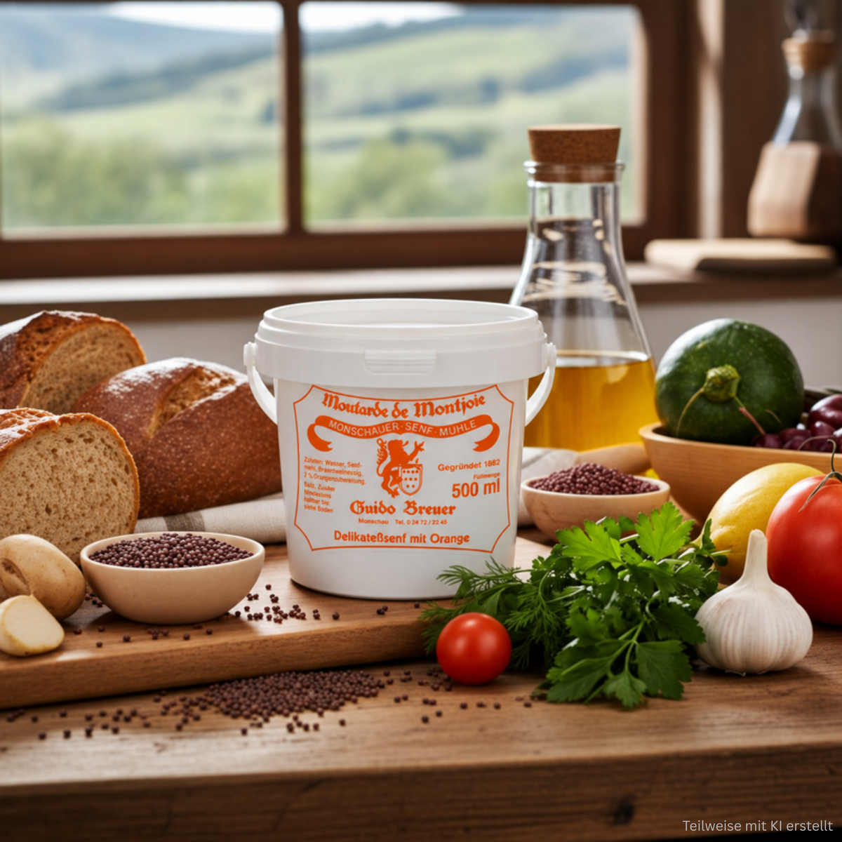 Orangen-Senf - Monschauer Senf - 500 ml