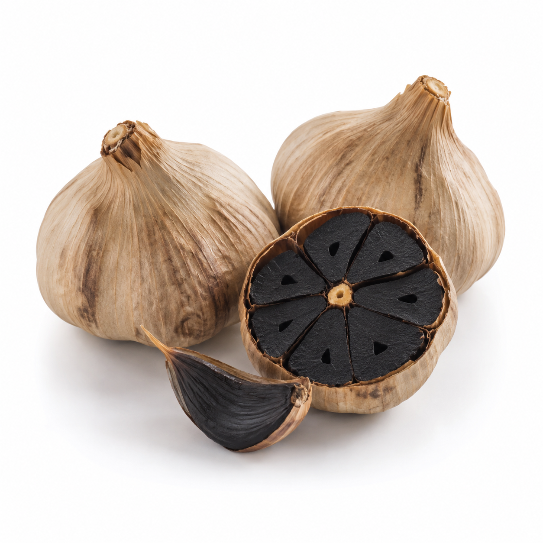 Schwarzer fermentierter Knoblauch aus Spanien