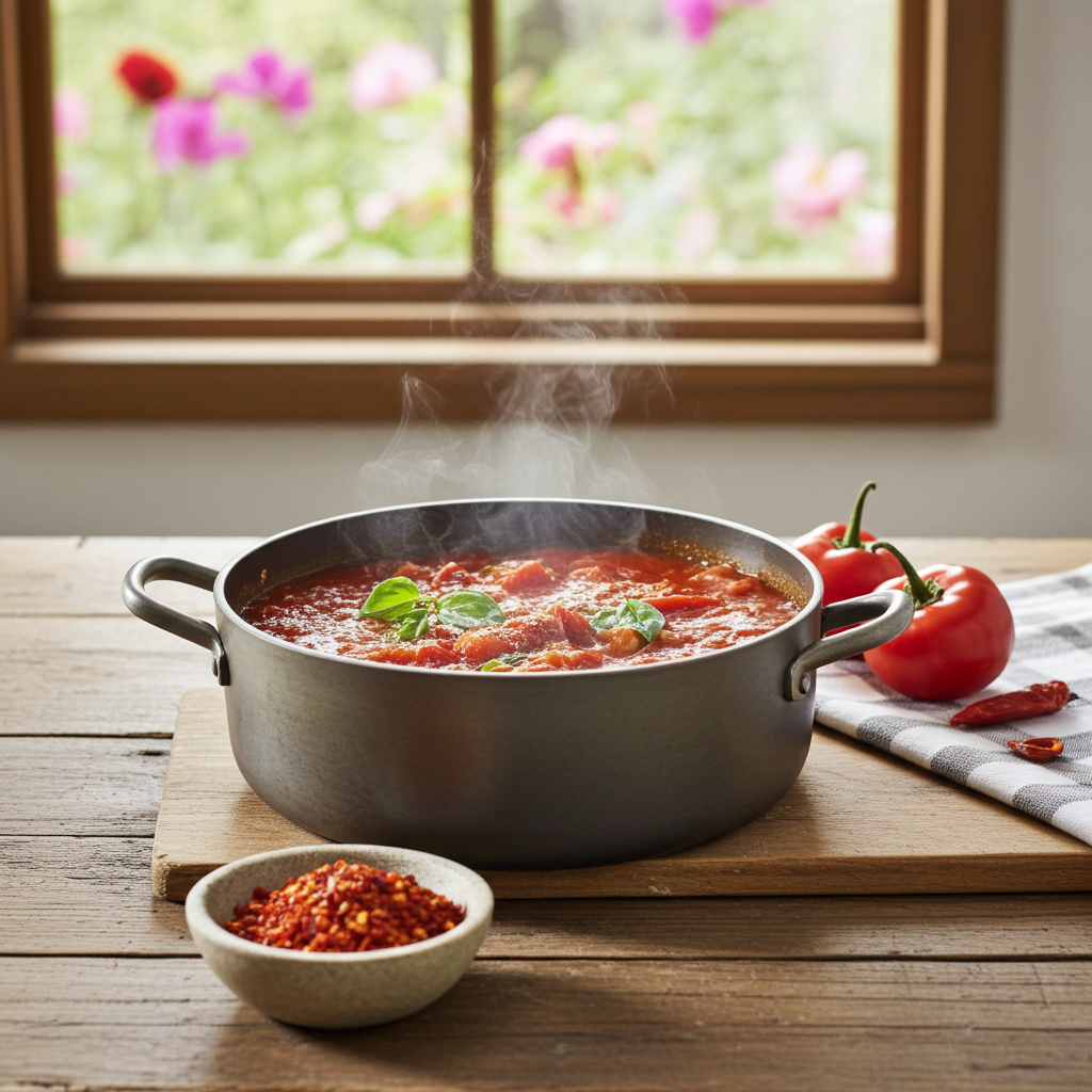 red-mild paprika flakes