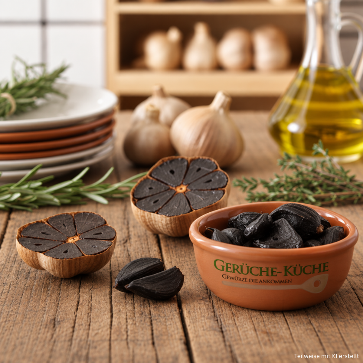 schwarzer knoblauch aufbewahren kaufen – Black Garlic aus Spanien – Gerüche-Küche Größe:A3 (16*12 Zoll) Narzissen pflanzen und pflegen Behälter