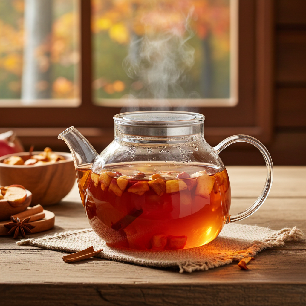 baked apple tea (fruit tea)