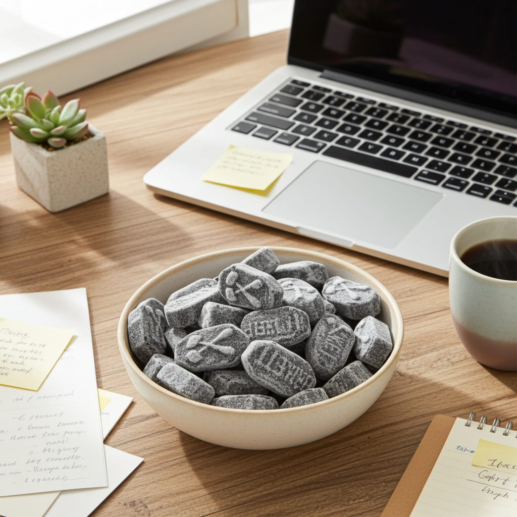 Anis-Fenchel-Brikett Kräuterbonbons Produktbild