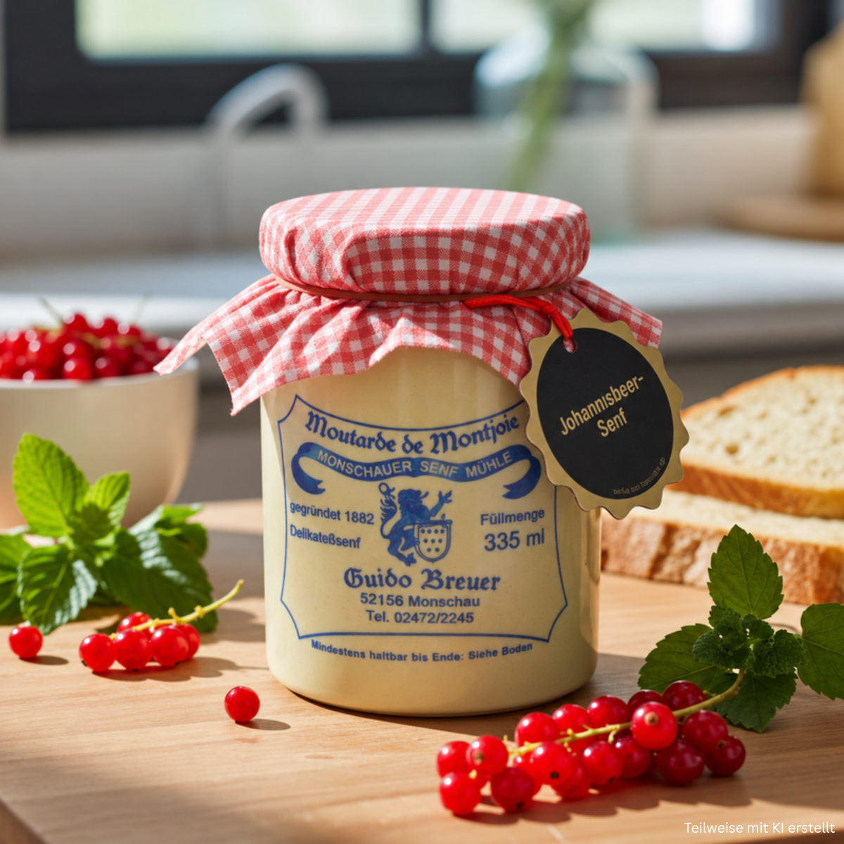 Johannisbeer-Senf - Monschauer Senf - 335 ml