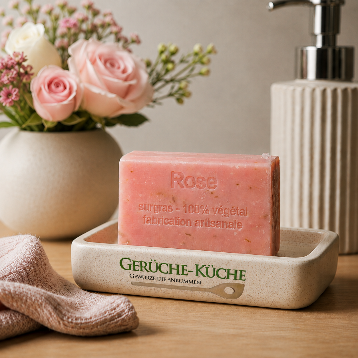 Savon à la rose de France