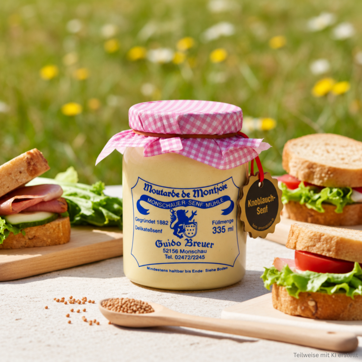 Knoblauch Senf - Monschauer Senf - 335 ml
