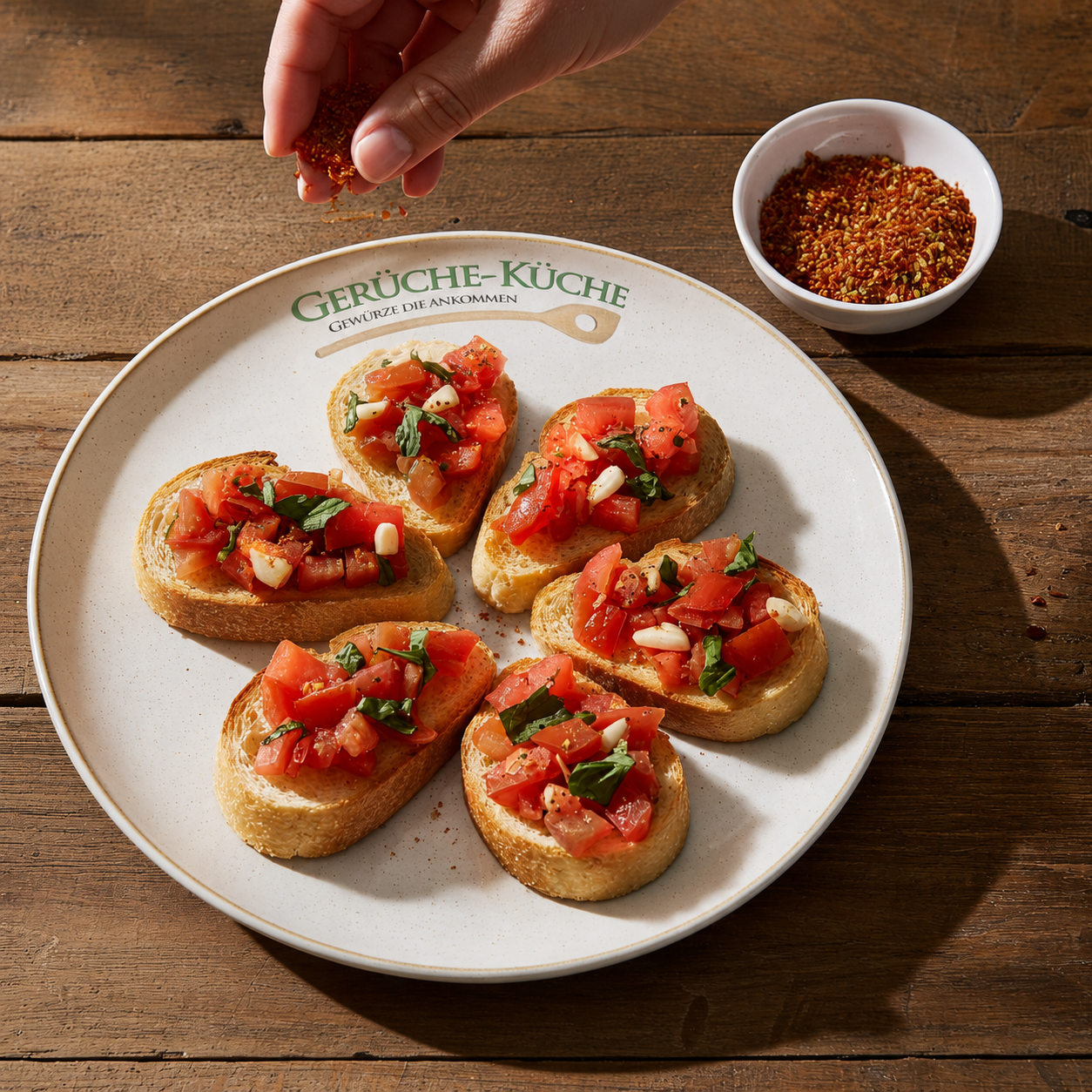 Bruschetta (préparation aux épices)