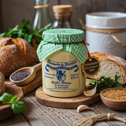 Schlesische Art mit Kümmel - Monschauer Senf - 335 ml