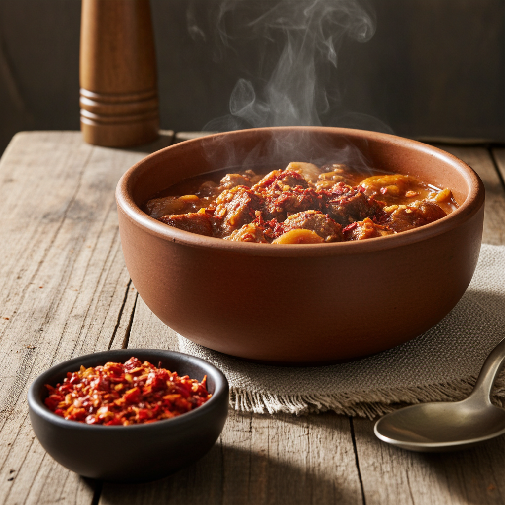 red-mild paprika flakes