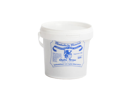 Moutarde aux pommes et au raifort - Moutarde de Monschauer - 500 ml