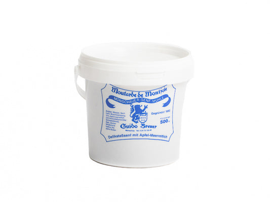 Apfel-Meerrettich-Senf - Monschauer Senf - 500 ml