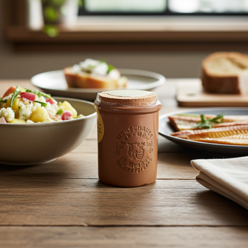 Apfel-Meerrettich-Senf Monschauer Senf Historische Senfmühle Monschau 100 ml