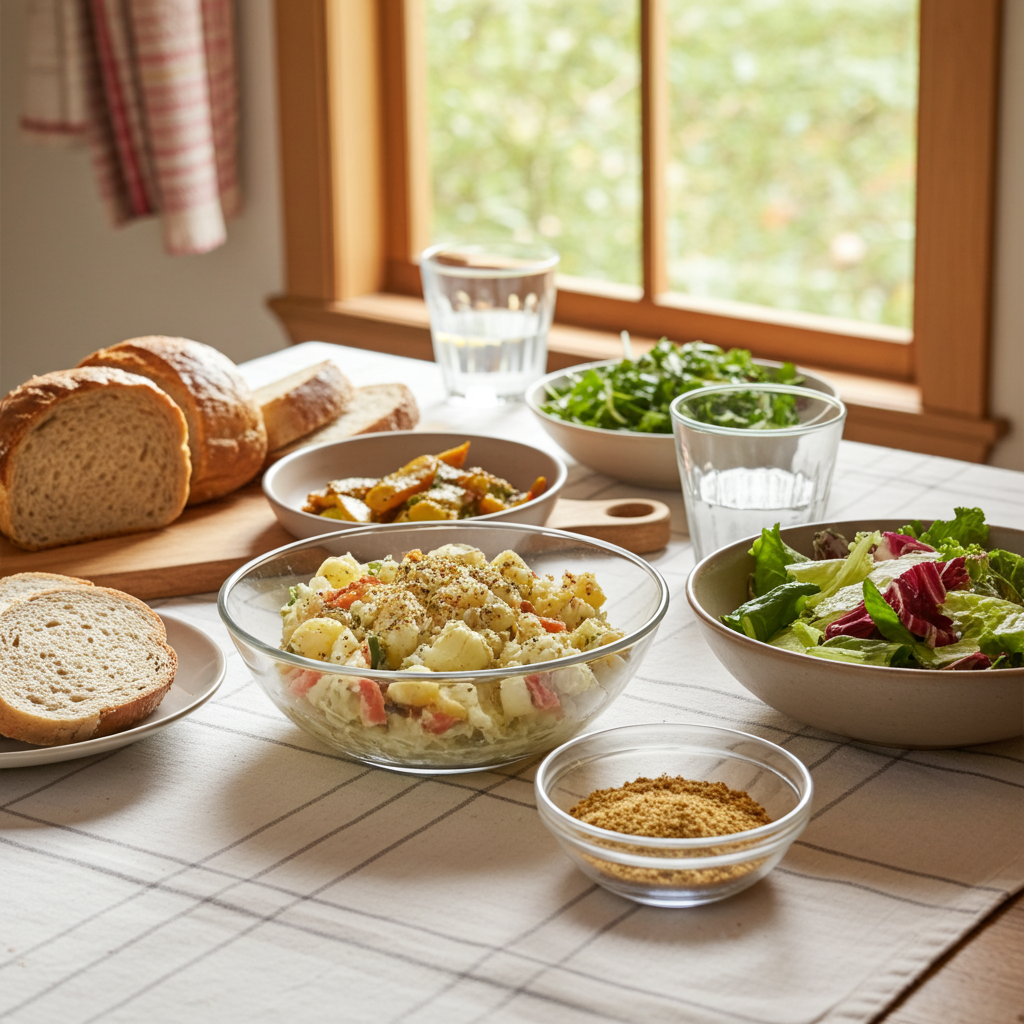 potato salad (seasoning preparation)