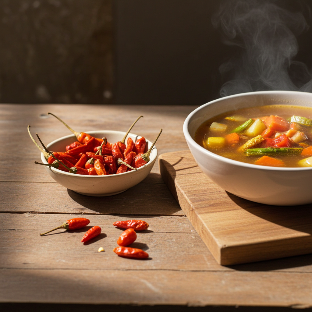 Piments entiers, Pili Pili