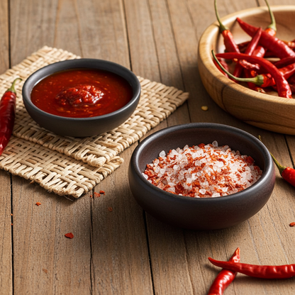 coarse chili salt (spice preparation)