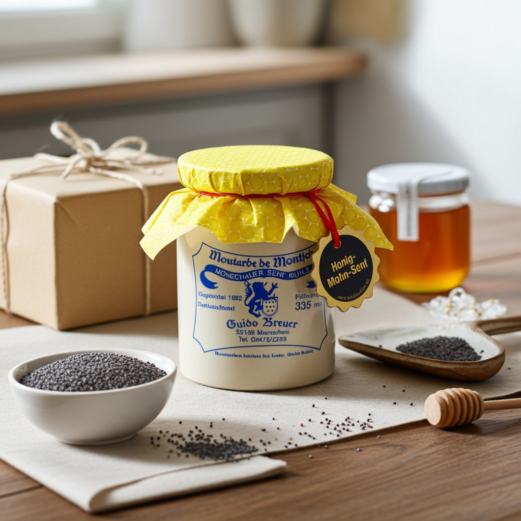 Honig-Mohn-Senf Monschauer Senf Historische Senfmühle Monschau 335 ml