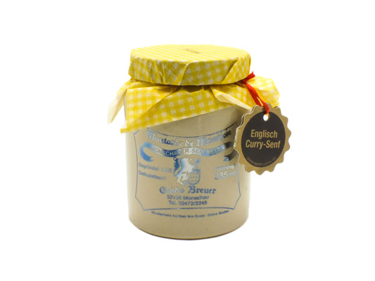 Moutarde au curry anglais - Moutarde Monschauer - 335 ml