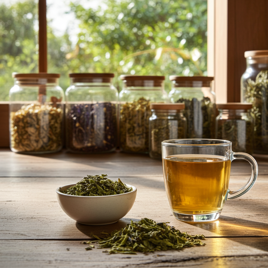 Mateblätter grün-geschnitten | Mate-Tee
